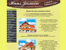 Tablet Screenshot of hausjasmin.de